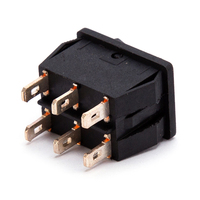 KCD1-203 6A 250VAC ON-OFF-ON Interrupteur à bascule