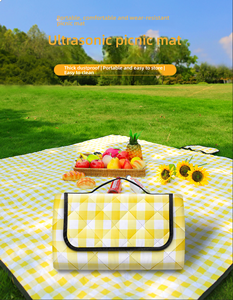 Tapis <span class=keywords><strong>de</strong></span> pique-nique imperméable et anti-humidité à ultrasons, design moderne et simple, en matériau PEVA, pour <span class=keywords><strong>la</strong></span> plage, le camping et les activités <span class=keywords><strong>de</strong></span> plein air - Product Image 1