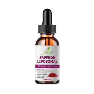 Gouttes liquides de safran liposomal en gros OEM avec Ashwagandha pour soutenir la santé du cerveau et favoriser la fonction énergétique - Product Image 1