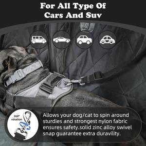 Gratis Verzending 2 Stuks Fabriek Groothandel Veiligheid Zware Duurzame Intrekbare Nylon Hond Auto Veiligheidsgordels Gordel - Product Image 5