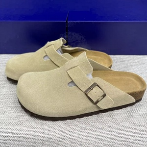 Zoccoli di Lusso Personalizzati da <span class=keywords><strong>Donna</strong></span>, Sandali Mule con Fibbia Regolabile, Supporto Plantare <span class=keywords><strong>in</strong></span> <span class=keywords><strong>Sughero</strong></span>, <span class=keywords><strong>Ciabatte</strong></span> Premium <span class=keywords><strong>in</strong></span> Camoscio - Product Image 3