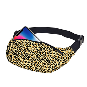 Oem logo personnalisé femmes ceinture de taille <span class=keywords><strong>sac</strong></span> mode <span class=keywords><strong>sac</strong></span> <span class=keywords><strong>banane</strong></span> léopard <span class=keywords><strong>sac</strong></span> de taille - Product Image 1