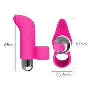 Vibrateur à doigts rechargeable USB Amazon, 10 vitesses, stimulation du clitoris, jouets en silicone pour femmes, massage vibrant, produit pour adultes