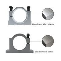 Support de fixation d'axe en aluminium usiné CNC sur mesure pour moteur de machine CNC OEM