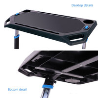 Table de travail réglable en hauteur pour vélo d'appartement, pour ordinateur portable/PC, accessoires de vélo