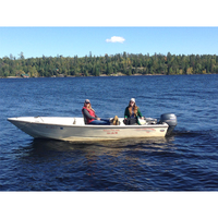 Nouveau bateau de pêche en aluminium entièrement soudé à prix d'usine avec moteurs hors-bord