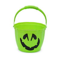 Paniers à citrouille d'Halloween en plastique pour enfants