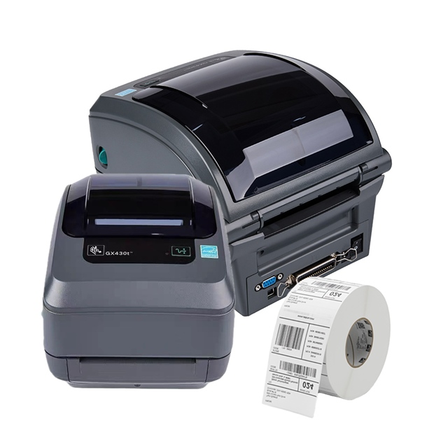 Zebra GX430T Desktop Thermal Transfer Barcode Label Sticker Printer 203dpi 4*6 Inch USB Interface