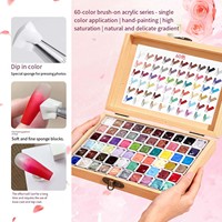 Nouvel Arrivage – Kit de Gel UV 1g, 60 Couleurs, Gel Solide Pat Pat Non Toxique, Gel de Transfert pour Impression, Vernis Gel Couleur en Gros pour Nail Art