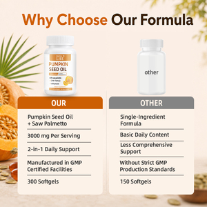 Aceite de Semillas de Calabaza Shecome en Cápsulas Blandas, Extractos Vegetales que Favorecen la Vitalidad del Cabello y la Salud de la Próstata, en Oferta - Product Image 4