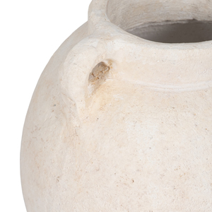 Vaso rotondo a forma di bulbo con manico, in terracotta, per decorazioni per la casa, stile contemporaneo. - Product Image 5
