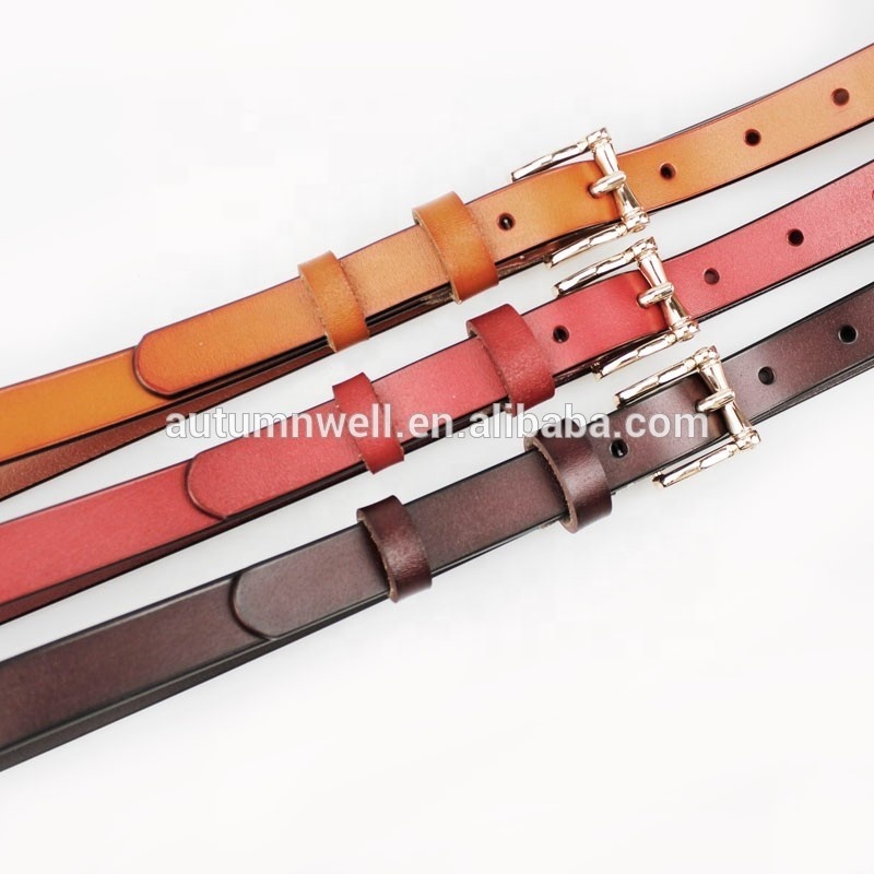 Mode Ceinture En Cuir Véritable Femmes Décoratives Skinny Ceinture Pour Dames
