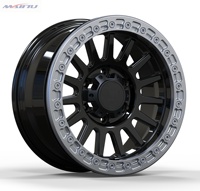 Jantes en alliage forgées Beadlock 2026 pour SUV, véhicules 4x4 et voitures – Design à rayons unique pour Ford Raptor tout-terrain