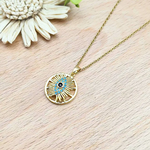 Beautiful Stainless Steel Sunflower Pendant <b>Necklace</b> for Women with Geometry Style Clavicle <b>Chain</b> for <b>Fashion</b> Jewelry Collector - Product Image 3