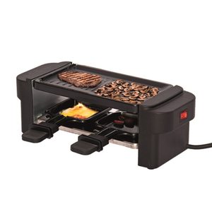Barbecue électrique antiadhésif multifonctionnel 2 en 1, plaque à <span class=keywords><strong>raclette</strong></span> ronde pour 6 personnes avec poêle détachable à double couche - Product Image 6
