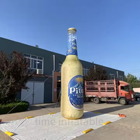 3m-10m Bouteille de bière gonflable en PVC personnalisée Sprite Events Outdoor Exhibition Gonflable Bottle