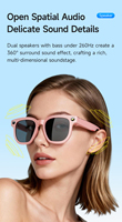 Lunettes intelligentes tendance avec caméra et Bluetooth, traduction IA, appels téléphoniques, assistant IA, lecteur de musique, traduction en temps réel