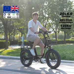 Bicicleta Eléctrica Urbana con Batería de Litio de 250W, Disponible en Almacén del Reino Unido, para Entregas, Modelo X7, Oferta, Tamaño Mini, Plegable, para Ciudad - Product Image 3