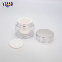 Contenants en PETG à double paroi pour crème cosmétique, pots de 50 g, vides, personnalisables, pour beurre corporel, emballage en gros