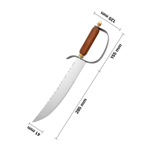 Resafy <span class=keywords><strong>pour</strong></span> Saber, tire-bouchon en acier inoxydable avec manche en bois plat, écologique, durable, design luxueux, coffret cadeau promotionnel, ouvre-bouteille à vin mousseux - Product Image 4