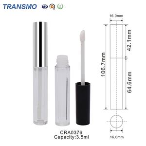 Tubes à gloss vides de haute qualité en gros, tubes à gloss ronds personnalisés avec étiquette privée, conteneur en plastique de 3,5 ml - Product Image 2