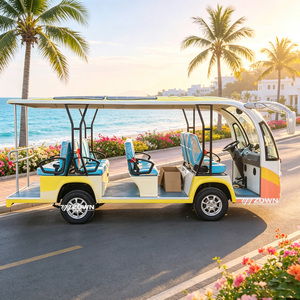 Vehículo Turístico Eléctrico ZOWN Personalizable de 11/14/17 Plazas, Autobús Turístico Eléctrico para Complejos Turísticos, Garantía de 2 Años - Product Image 1