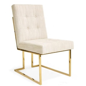 Hot Selling Modern Gold Metal Stainless Steel <strong>Velvet</strong> Upholstered <strong>Dining</strong> <strong>Chair</strong> Hotel - Product Image 1