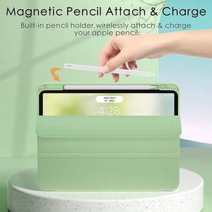 เคสแท็บเล็ตหนังอัจฉริยะพับได้แบบฝาพับพีเอ็มม่าสำหรับ iPad Pro 11และ iPad 2021ฝาครอบแท็บเล็ตหนัง PU สำหรับ iPad - Product Image 3