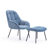 Fauteuil de canapé d'intérieur en tissu moderne Fauteuil d'attente de salon Fauteuil