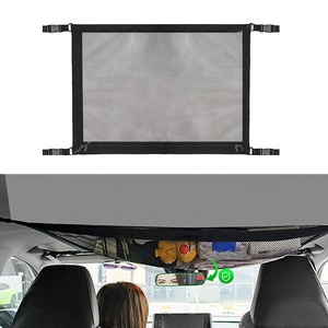 Organisateur de toit intérieur de <span class=keywords><strong>voiture</strong></span> personnalisé, <span class=keywords><strong>filet</strong></span> de <span class=keywords><strong>plafond</strong></span> de <span class=keywords><strong>voiture</strong></span>, poche pour le rangement des marchandises, organisateurs de <span class=keywords><strong>voiture</strong></span> haut de gamme - Product Image 1