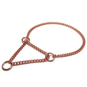 Collar de Perro Ajustable de Lujo Changshi, Venta al por Mayor, Acero Inoxidable 304, Medio Martingala, Cadena de Metal para Exhibición, Productos para Mascotas - Product Image 5