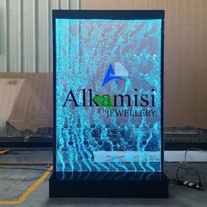 ที่กำหนดเองนำแสง<span class=keywords><strong>ม่าน</strong></span>น้ำอะคริลิน้ำฟองผนังหน้าจอในร่มพาร์ทิชัน - Product Image 4