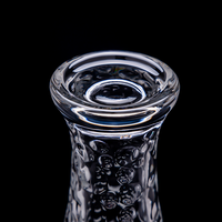 Chope à bière en verre cristal personnalisable de 280 ml - Design moderne, cadeau d'affaires, passe au lave-vaisselle, grande capacité, vaisselle réutilisable de qualité supérieure