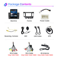 MEKEDE Android 10 4 + 64G IPS + 2.5D + DSP autoradio stéréo pour Mitsubishi Lancer 2007-2012 écran partagé AM FM auto electronics