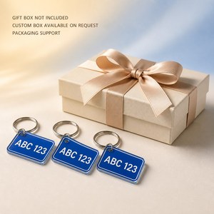 Portachiavi Personalizzato in Acrilico con <span class=keywords><strong>Targa</strong></span> Numerica, Vendita all'Ingrosso, Regalo Promozionale, Souvenir, Gadget per Feste - Product Image 5