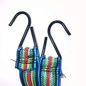 Ladai Elastic Hook <b>Straps</b> Mixed Colors High Stretch For Bike Motorcycle <b>Luggage</b> Securing Band 2Pcs - Product Image 3