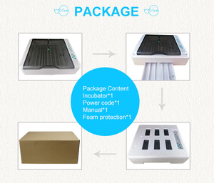 HHD Thương Hiệu Hoàn Toàn Tự Động Màu Mỡ Parrot Gà Vịt Chim Cút Chim Gà Trứng Vườn Ươm Brooder Ấp Máy YZ-36 - Product Image 6