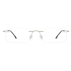 Customized Anti-blue Light Titanium Rimless Prescription <b>Glasses</b> <b>Men</b> Women Single-Vision Rectangular Optical Eyewear Myopia - Product Image 1