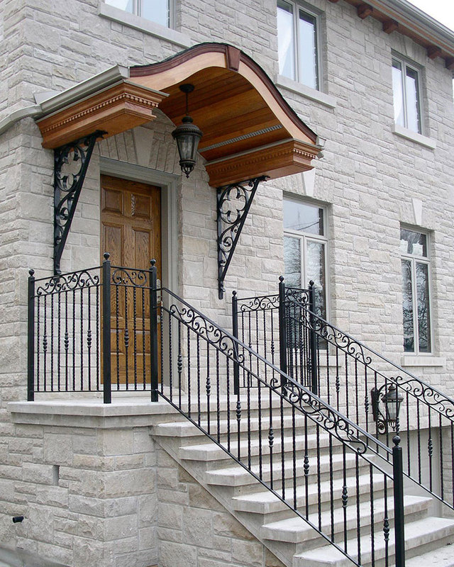 Outdoor European Style Staircase Railing Customized