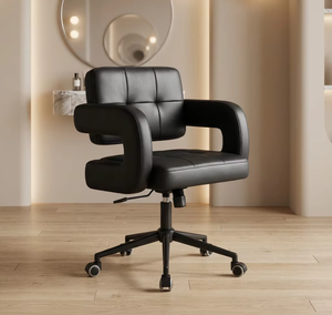 High Quality PU <b>Leather</b> Technician Chair Customized Color Lift Rotate Pulley Beauty Salon Technician <b>Stool</b> Chairs - Product Image 5