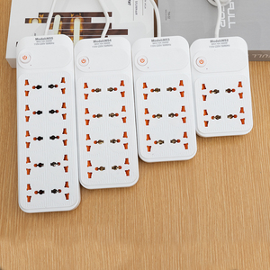 NEW TIMES Enchufe de Corriente Universal con Protector de Sobretensión, 6 Tomas de Corriente, Interruptor y <span class=keywords><strong>Enchufes</strong></span> Eléctricos de Pared - Product Image 3