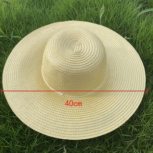 <span class=keywords><strong>Chapeau</strong></span> de paille d'été unisexe anti-UV à larges bords pour la protection du travail, vente en gros - Product Image 4