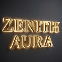 Enseigne lumineuse LED rétroéclairée pour extérieur, logo en lettres rétroéclairées, logo LED en acrylique, grand logo LED 3D rétroéclairé, logo mural LED rétroéclairé