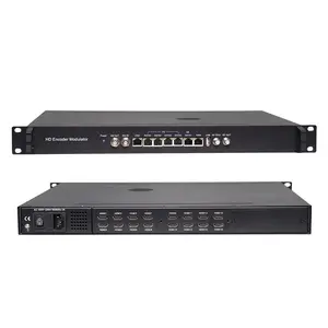 HD Encoder modulator DVB-T DVB-C ATSC ISDBT encoder modulator 24 channel digital cable tv encoder modulator