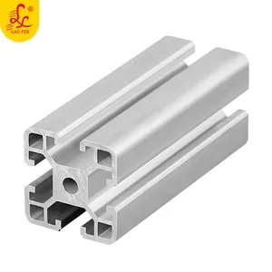 מפעל תעשייתי 4040 aluminio מסגרת חומר t חריץ שחול אלומיניום פרופיל 40X40