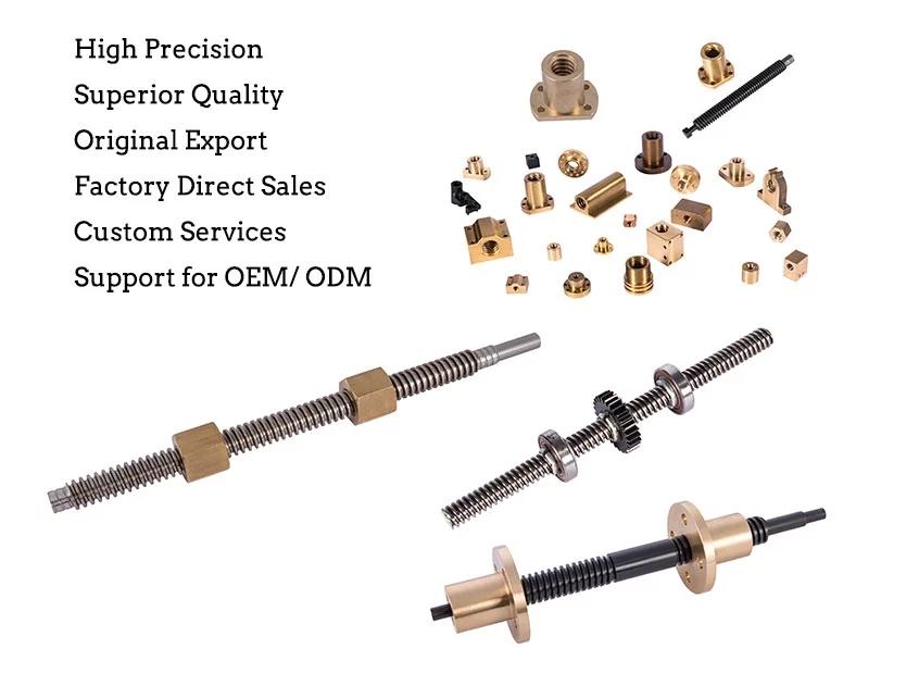 8mm 12mm 14mm 16mm 20mm Nut Trapezoid T8 Lead Screw Trapezoid Screw for