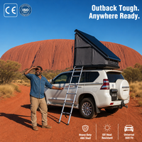 Tente de toit rigide en aluminium léger, ultra-fine 12 cm, installation rapide, tente de camping pour toit de voiture, SUV, 4x4, glamping