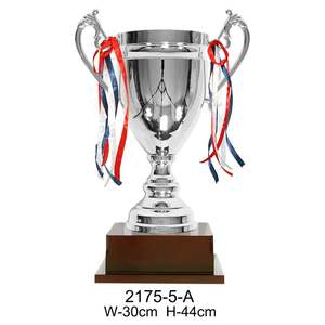 Hot Selling AX Brand Custom Gold Foil Metal Award <b>Trophy</b> Wholesale Silver Plated Portable Engraved Sports Winners Soccer <b>Trophy</b> - Product Image 5