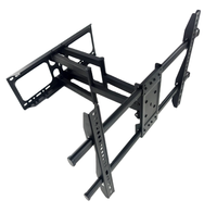 Support TV pivotant en acier Kelmy, mouvement complet, taille maximale 75 pouces, certifié CE et RoHS pour les moniteurs et les téléviseurs
