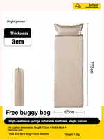 Matelas Gonflable Automatique pour Camping, Coussin d'Air Pliable Extra-Épais, Tapis de Sol Portable Hexagonal pour Tente